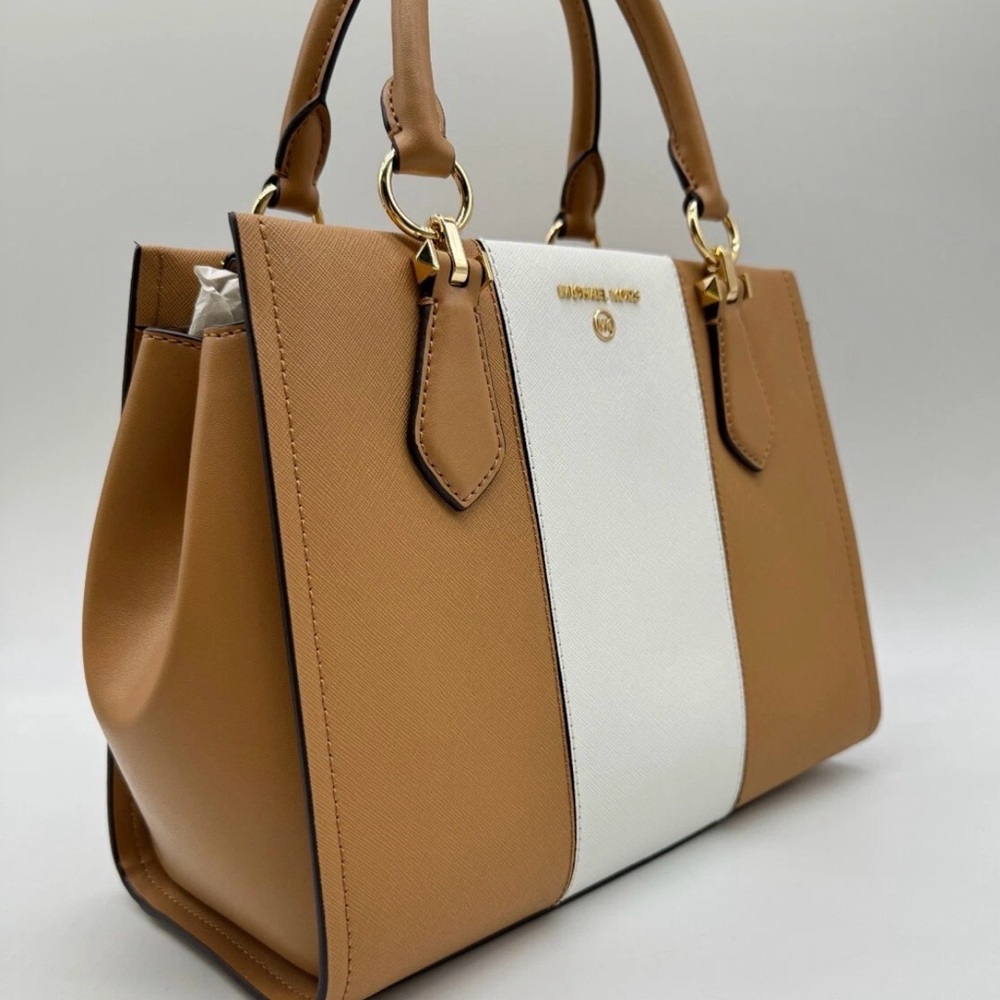 Michael Kors🍀Marilyn Medium Saffiano Leather Satchel Bag - Excellent condition - Picture 4 of 8